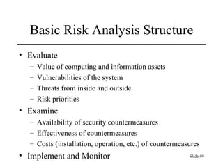Cs461 06.risk analysis (1)