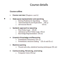 Course details
•
 