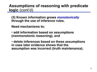 Reasoning under uncertainty: Introduction to Non-Monotonic Reasoning | PPT