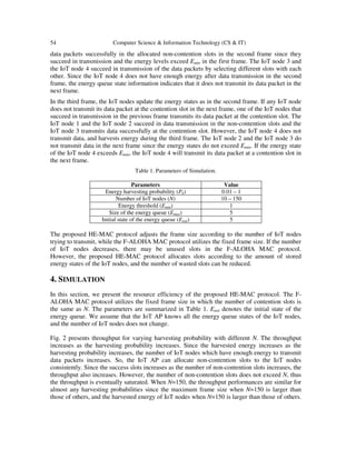 HARVESTED ENERGY-ADAPTIVE MAC PROTOCOL FOR ENERGY HARVESTING IOT ...