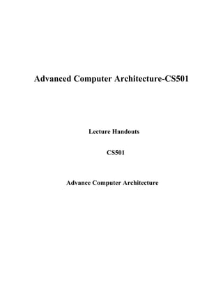 Cs501 handouts 1_45-ilovepdf-compressed | PDF | Computing | Technology ...