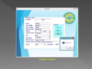 Register Interface
 