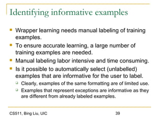 Small Informative Label Examples Cs511 data-extraction | PPT