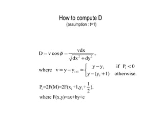 How to compute D (assumption : t=1) 