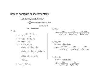 How to compute  D , incrementally 