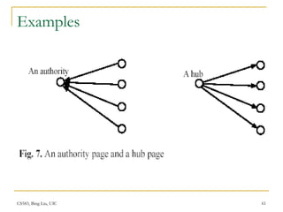 CS583, Bing Liu, UIC 61
Examples
 