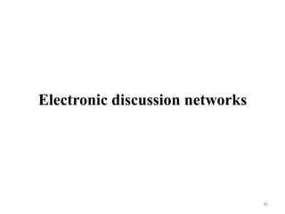 Discussion Network CS6010 Social Network Analysis Unit I | PDF