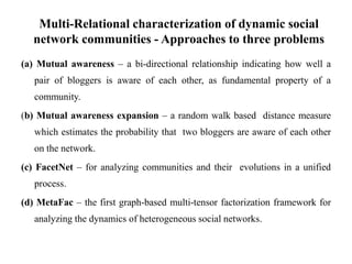 CS6010 Social Network Analysis   Unit III