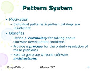 CS6201 Software Reuse - Design Patterns | PPT