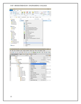 5105 –BHARATHIDASAN ENGINEERING COLLEGE
15
 