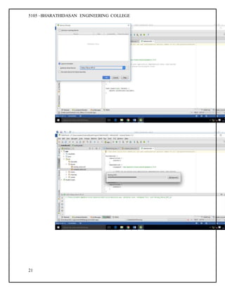 5105 –BHARATHIDASAN ENGINEERING COLLEGE
21
 