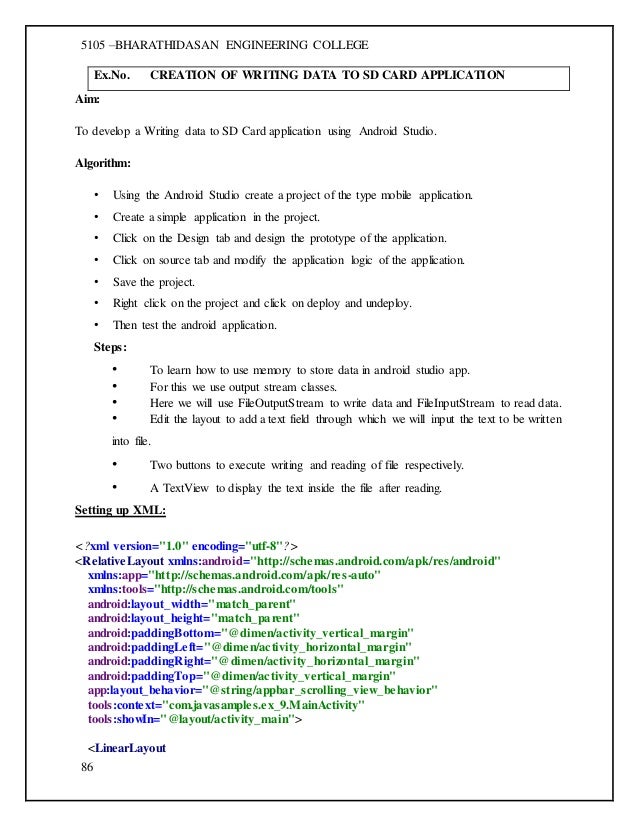 cs8662 mobile application development laboratory manual pdf