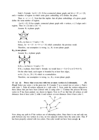 Cs6702 graph theory and applications Anna University question paper apr ...