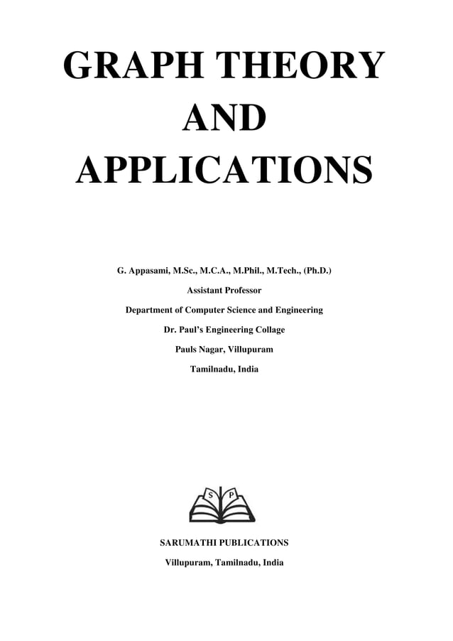 CS6702 graph theory and applications notes pdf book | PDF | Technology ...