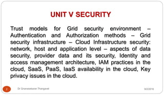 Cs6703 grid and cloud computing unit 5 | PPTX