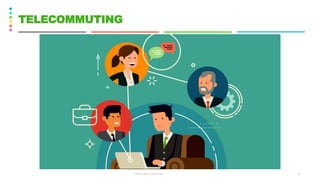 CS8078 GREEN COMPUTING 16
TELECOMMUTING
 
