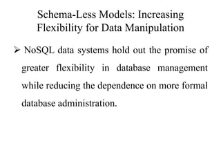 CS8091_BDA_Unit_V_NoSQL | PPT | Databases | Computer Software and ...