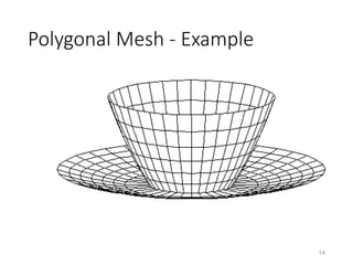 Polygonal Mesh - Example
14
 