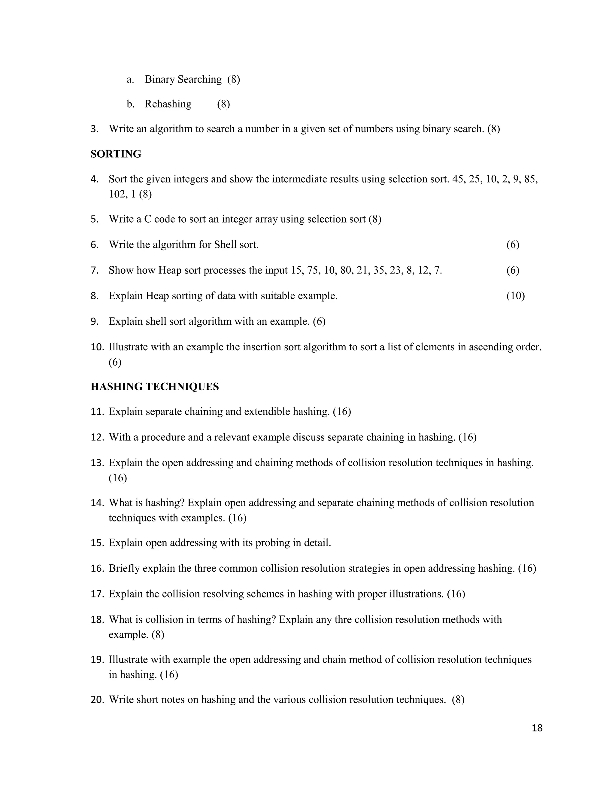 CS8391 Data Structures Part B Questions Anna University | DOC