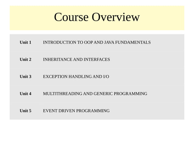 Cs8392 u1-1-oop intro | PPT