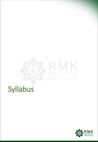 Syllabus
 