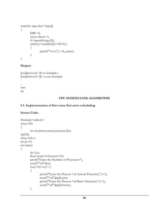 CS8461 Operating System Lab Manual S.Selvi