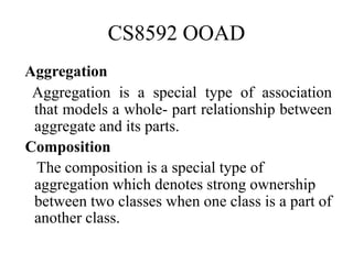 Cs8592 ooad unit 2 | PPT