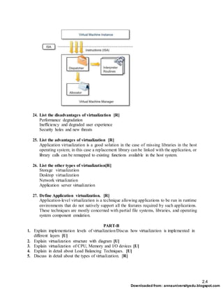 virtualization - cloud computing notes - cloud... CS8791 CLOUD COMPUTING _QB (Downloaded from_ annauniversityedu.blogspot ...