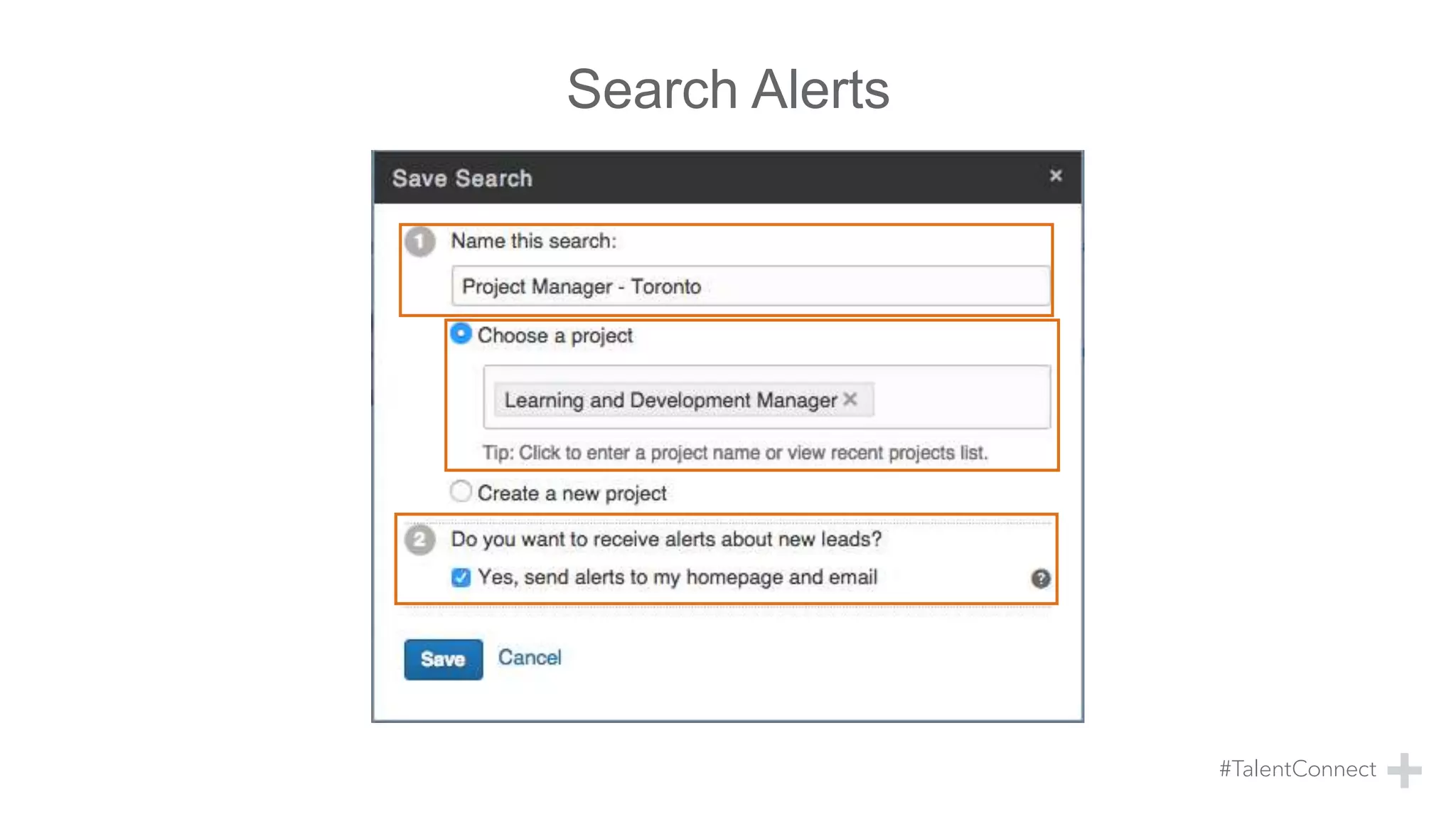Search Alerts
 