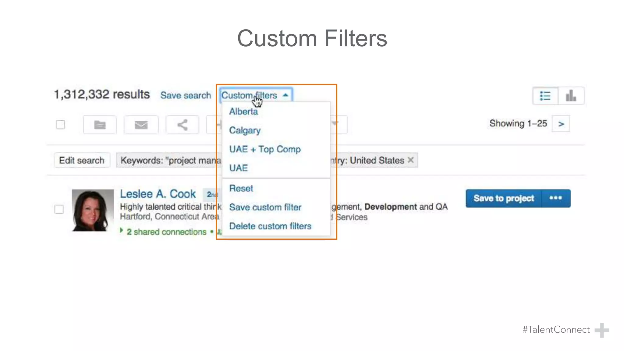 Custom Filters
 