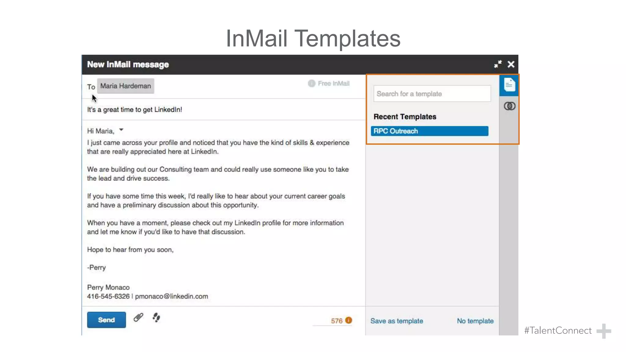 InMail Templates
 