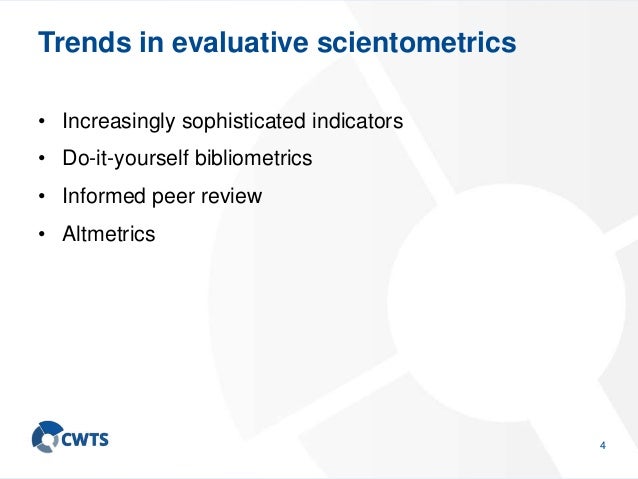Scientometric analysis phd thesis