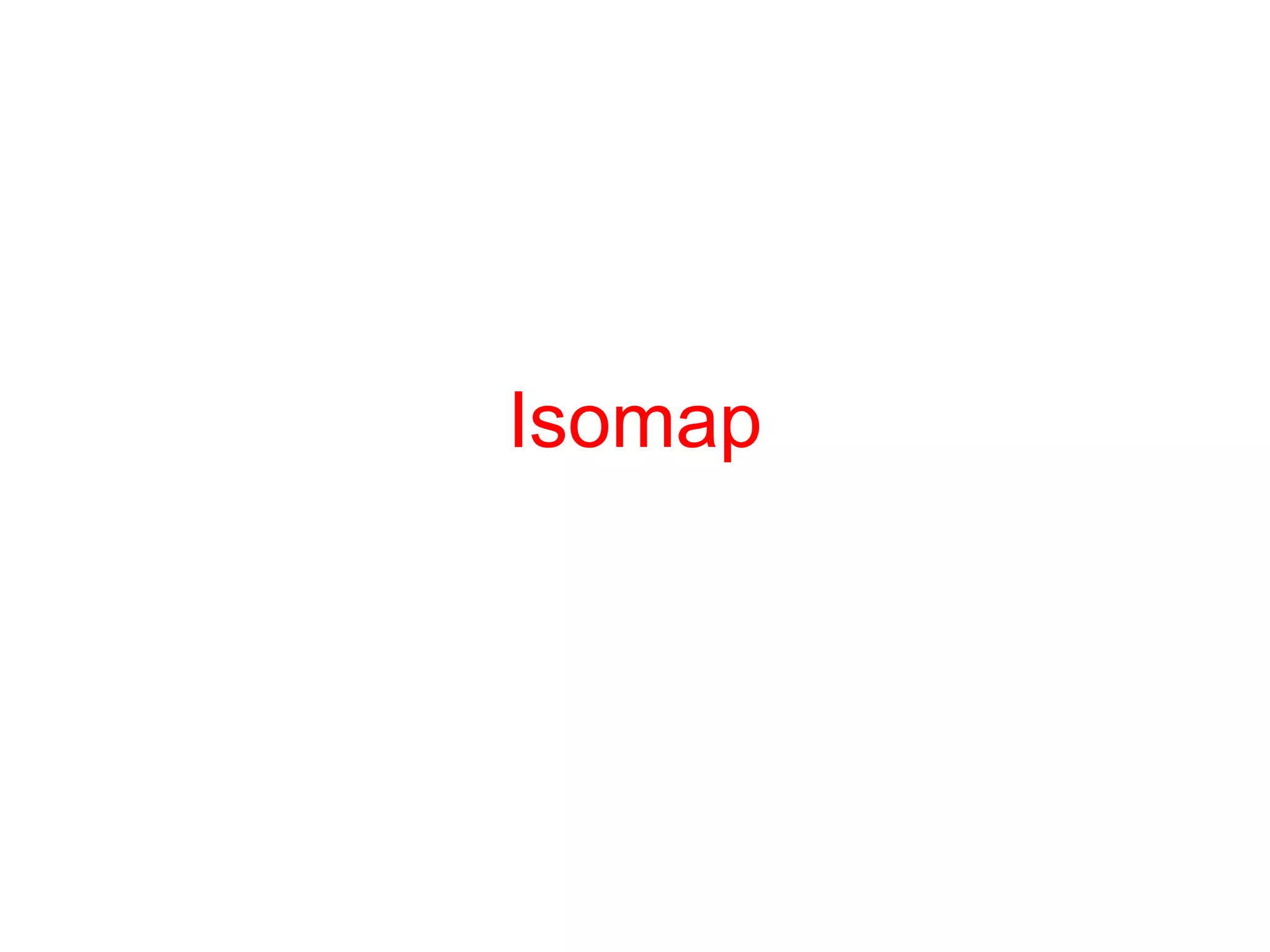 Isomap
 