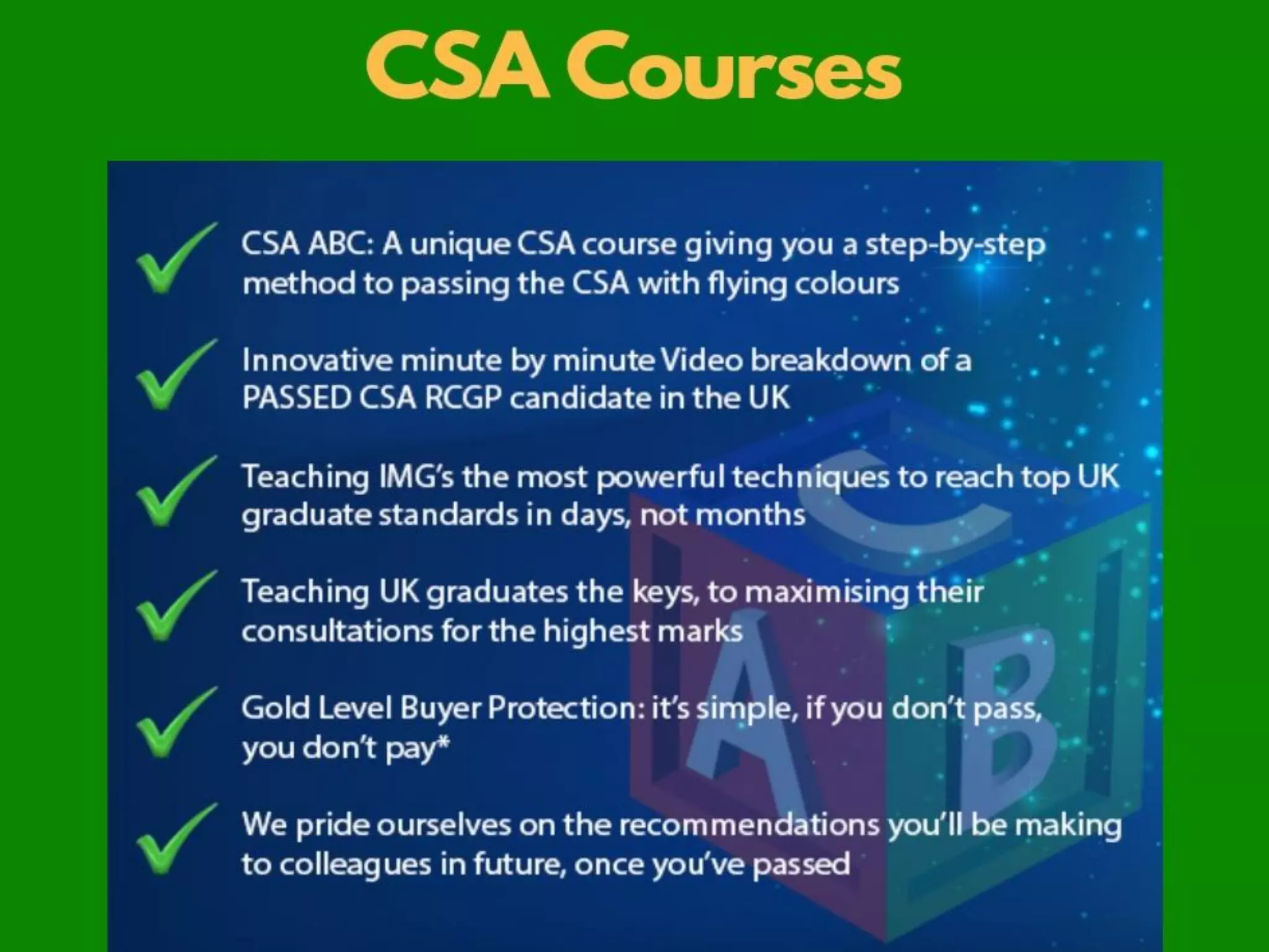 CSA Courses - CSA ABC