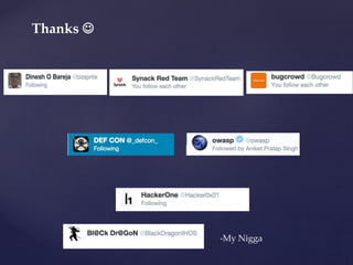 Thanks 
-My Nigga
 