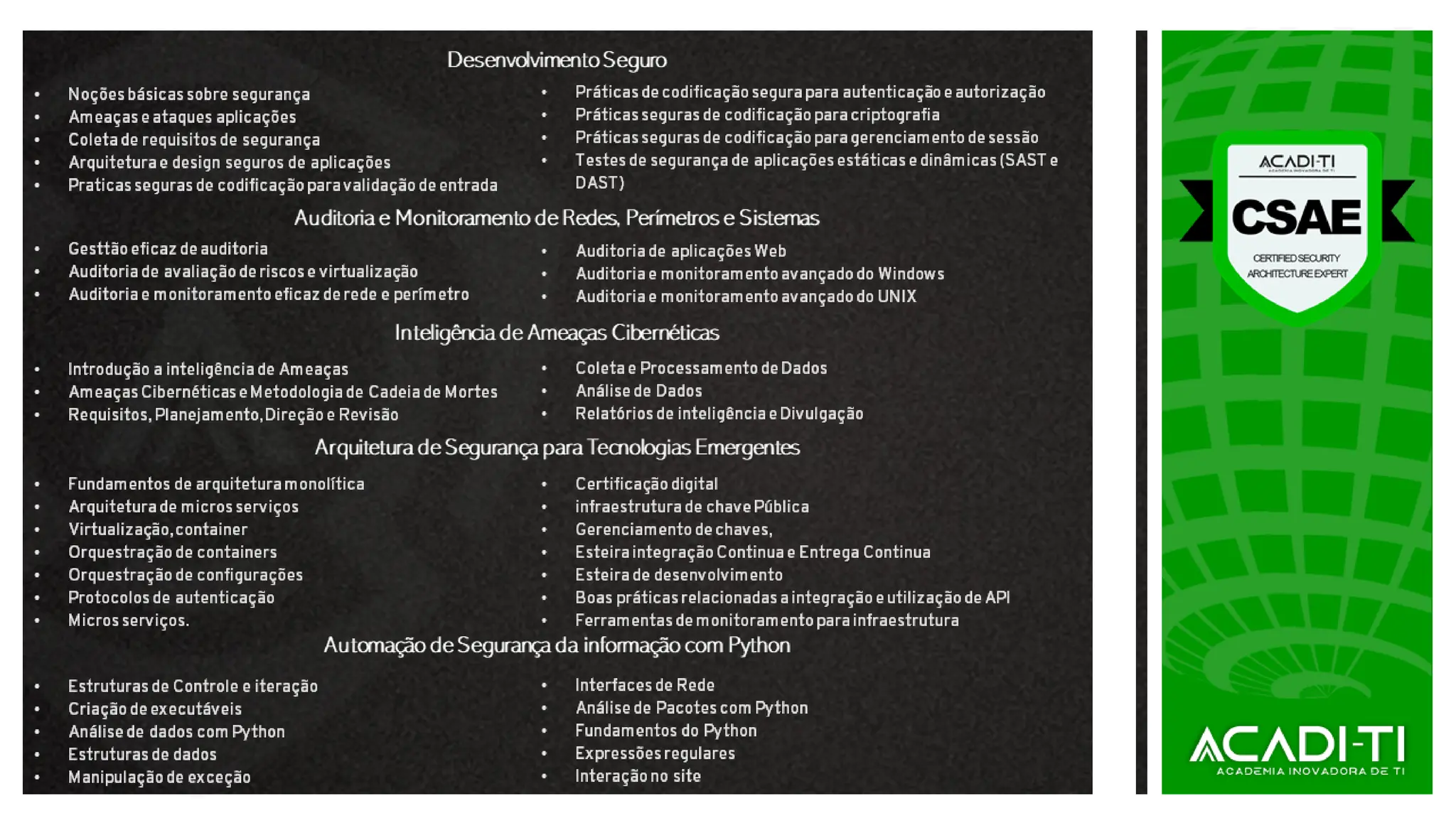 CSAE - Certified Security Architecture Expert | PDF