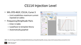 Conducted Susceptibility; CS Analyst Overview | PPSX