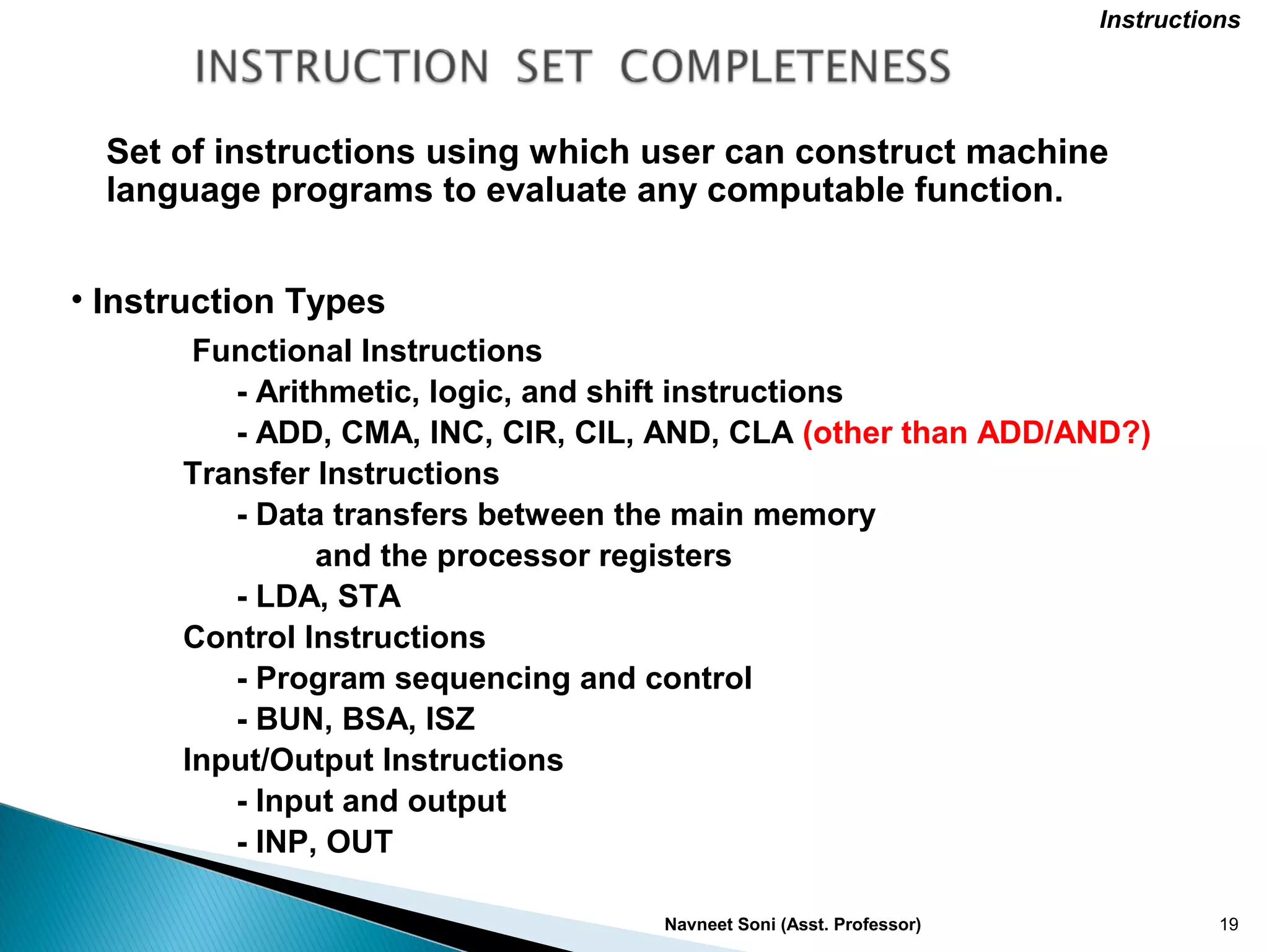 Computer Organization and Architecture. | PPT