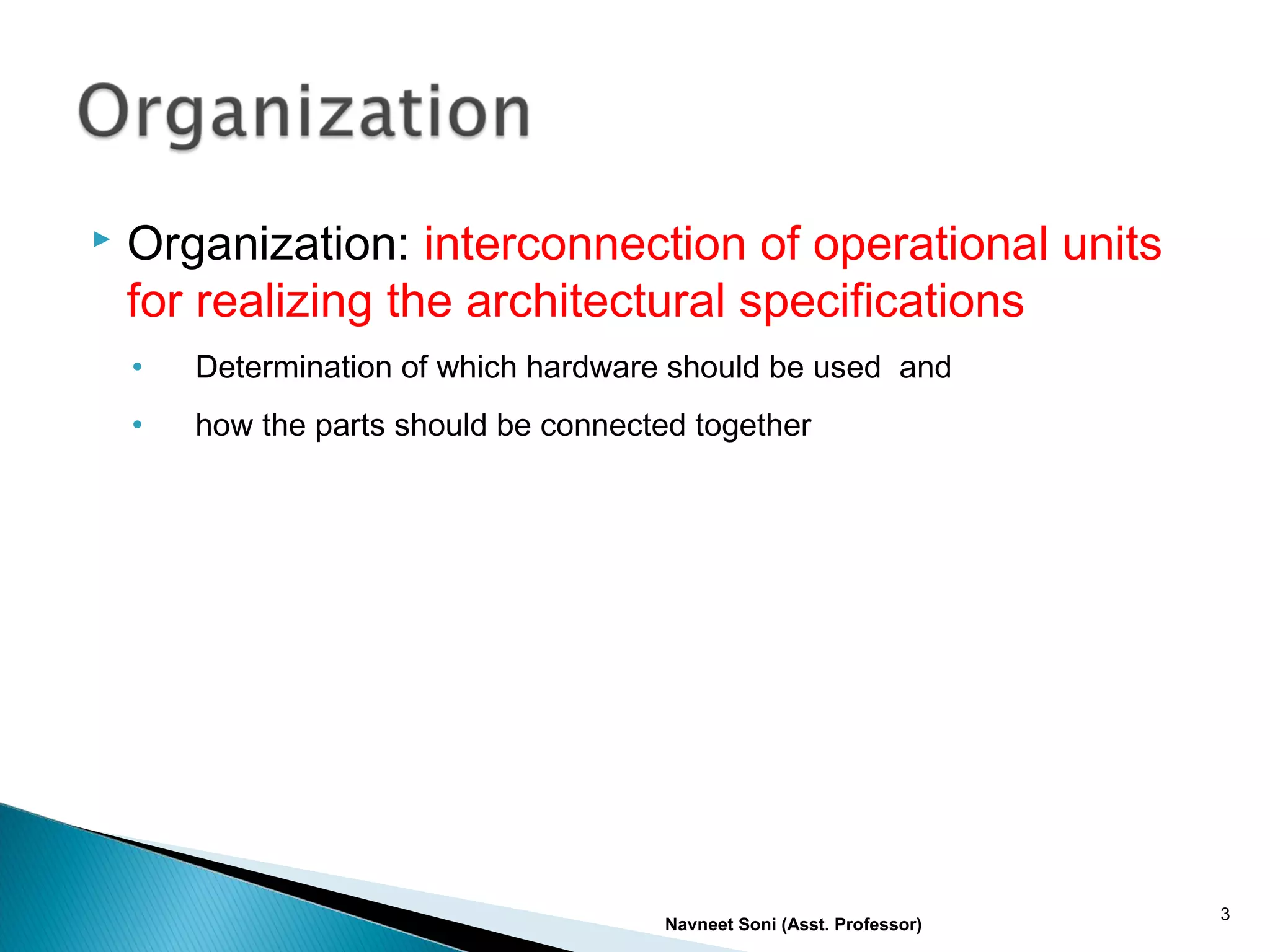 Computer Organization and Architecture. | PPT