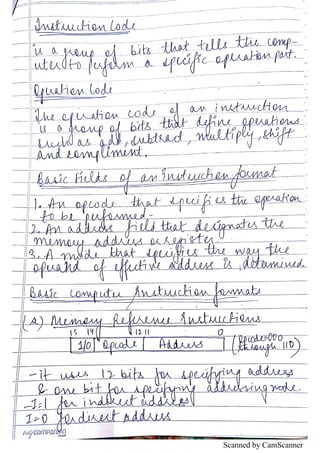 CSA notes bca | PDF