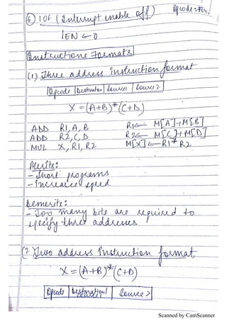 CSA notes bca | PDF