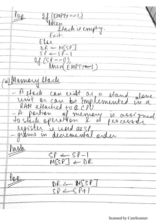 CSA notes bca | PDF