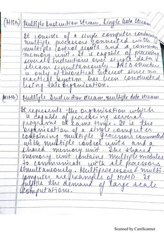 CSA notes bca | PDF