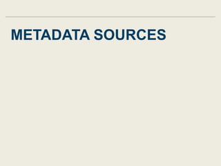 Metadata Workshop