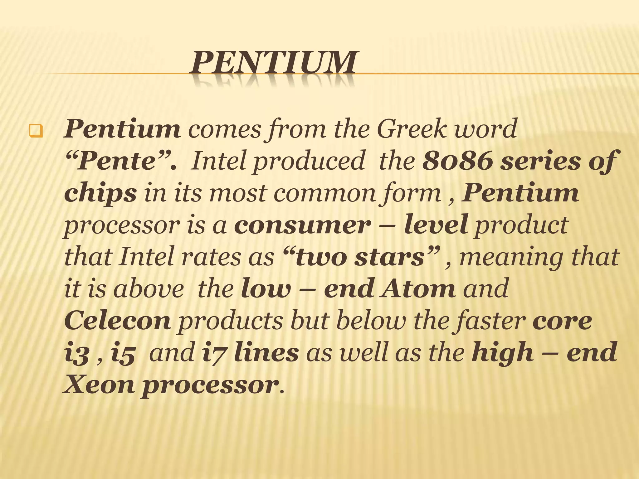 Processors and its Types | PPTX