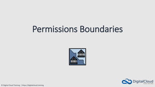 © Digital Cloud Training | https://digitalcloud.training
Permissions Boundaries
 