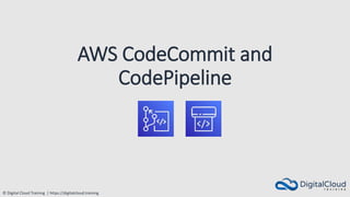 © Digital Cloud Training | https://digitalcloud.training
AWS CodeCommit and
CodePipeline
 