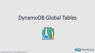 © Digital Cloud Training | https://digitalcloud.training
DynamoDB Global Tables
 