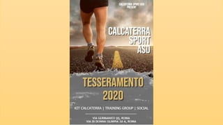 Calcaterra Sport ASD Tesseramento 2020
