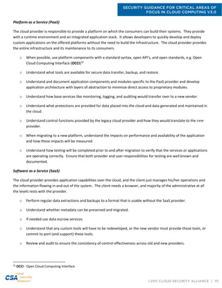 CSA Security Guidance Cloud Computing v3.0 | PDF